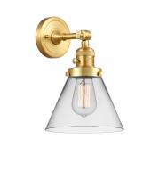 Innovation Lighting 203SW-SG-G42-LED - Cone - 1 Light - 8 inch - Satin Gold - Adjustable Sconce
