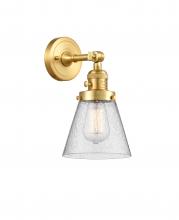 Innovations Lighting 203SW-SG-G64 - Cone - 1 Light - 6 inch - Satin Gold - Sconce