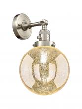 Innovation Lighting 203SW-SN-G208-8 - Beacon - 1 Light - 8 inch - Brushed Satin Nickel - Adjustable Sconce
