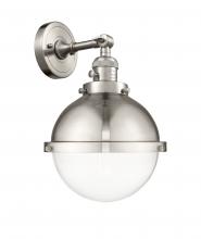 Innovation Lighting 203SW-SN-HFS-82-SN - Hampden - 1 Light - 9 inch - Brushed Satin Nickel - Adjustable Sconce