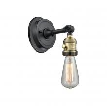 Innovation Lighting 203SWBP-BAB - Bare Bulb - 1 Light - 5 inch - Black Antique Brass - Adjustable Sconce