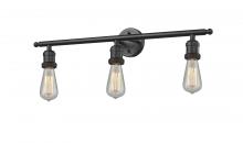 Innovation Lighting 204-OB - Bare Bulb 3 Light Bath Vanity Light