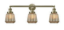 Innovation Lighting 205-AB-G146-LED - Chatham - 3 Light - 30 inch - Antique Brass - Bath Vanity Light