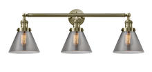 Innovation Lighting 205-AB-G43-LED - Cone - 3 Light - 32 inch - Antique Brass - Bath Vanity Light