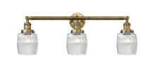 Innovation Lighting 205-BB-G302-LED - Colton - 3 Light - 32 inch - Brushed Brass - Bath Vanity Light
