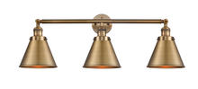 Innovation Lighting 205-BB-M13-BB-LED - Appalachian - 3 Light - 32 inch - Brushed Brass - Bath Vanity Light