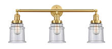 Innovations Lighting 205-SG-G184-LED - Canton - 3 Light - 30 inch - Satin Gold - Bath Vanity Light