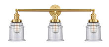 Innovation Lighting 205-SG-G184-LED - Canton - 3 Light - 30 inch - Satin Gold - Bath Vanity Light