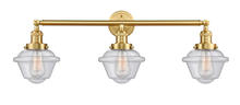 Innovations Lighting 205-SG-G534-LED - Oxford - 3 Light - 34 inch - Satin Gold - Bath Vanity Light