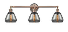 Innovation Lighting 205BP-ACBK-G173 - Fulton - 3 Light - 30 inch - Antique Copper - Bath Vanity Light