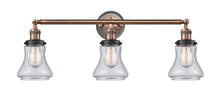 Innovation Lighting 205BP-ACBK-G194 - Bellmont - 3 Light - 30 inch - Antique Copper - Bath Vanity Light