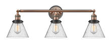 Innovation Lighting 205BP-ACBK-G44 - Cone - 3 Light - 32 inch - Antique Copper - Bath Vanity Light