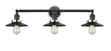 Innovation Lighting 205BP-BKPC-M6-BK - Railroad - 3 Light - 32 inch - Matte Black - Bath Vanity Light