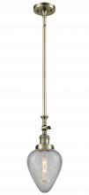 Innovation Lighting 206-AB-G165-LED - Geneseo - 1 Light - 7 inch - Antique Brass - Stem Hung - Adjustable Mini Pendant