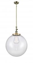 Innovation Lighting 206-AB-G202-18 - Beacon - 1 Light - 18 inch - Antique Brass - Stem Hung - Adjustable Mini Pendant