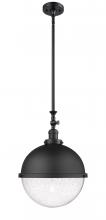 Innovation Lighting 206-BK-HFS-124-BK-LED - Hampden - 1 Light - 13 inch - Matte Black - Stem Hung - Pendant