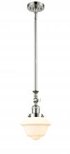 Innovation Lighting 206-PN-G531 - Oxford - 1 Light - 7 inch - Polished Nickel - Stem Hung - Adjustable Mini Pendant