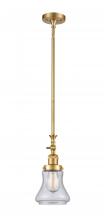 Innovation Lighting 206-SG-G194-LED - Bellmont - 1 Light - 6 inch - Satin Gold - Stem Hung - Adjustable Mini Pendant