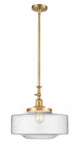 Innovation Lighting 206-SG-G694-16-LED - Bridgeton - 1 Light - 16 inch - Satin Gold - Stem Hung - Adjustable Mini Pendant