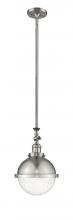 Innovation Lighting 206-SN-HFS-84-SN-LED - Hampden - 1 Light - 9 inch - Brushed Satin Nickel - Stem Hung - Adjustable Mini Pendant