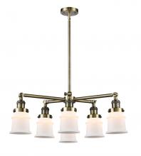 Innovation Lighting 207-6CR-AB-G181S - Small Canton 6 Light Chandelier