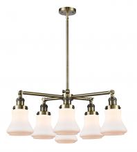 Innovation Lighting 207-6CR-AB-G191 - Bellmont 6 Light Chandelier