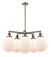 Innovation Lighting 207-6CR-AB-G201-10 - Beacon Chandelier
