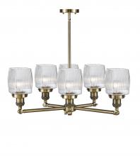 Innovation Lighting 207-6CR-AB-G302 - Colton 6 Light Chandelier