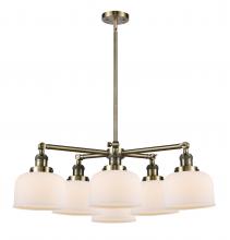 Innovation Lighting 207-6CR-AB-G71 - Large Bell 6 Light Chandelier