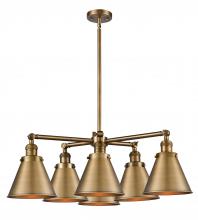 Innovation Lighting 207-6CR-BB-M13-BB-LED - Appalachian 6 Light Chandelier