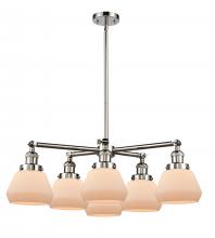 Innovation Lighting 207-6CR-PN-G171 - Fulton 6 Light Chandelier