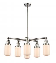 Innovation Lighting 207-6CR-PN-G311 - Dover 6 Light Chandelier