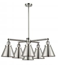 Innovation Lighting 207-6CR-PN-M13-PN - Appalachian 6 Light Chandelier