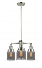 Innovation Lighting 207-PN-G53-LED - Bell - 3 Light - 19 inch - Polished Nickel - Stem Hung - Chandelier