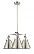 Innovation Lighting 207-PN-M13-PN - Appalachian - 3 Light - 21 inch - Polished Nickel - Stem Hung - Chandelier