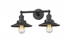 Innovation Lighting 208-OB-M5 - Railroad - 2 Light - 18 inch - Oil Rubbed Bronze - Adjustable Bath Vanity Light