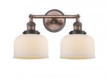 Innovation Lighting 208BP-ACBK-G71 - Bell - 2 Light - 19 inch - Antique Copper - Adjustable Bath Vanity Light