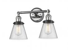 Innovation Lighting 208BP-PCBK-G64 - Cone - 2 Light - 16 inch - Polished Chrome - Adjustable Bath Vanity Light