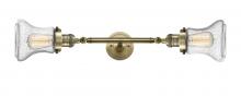 Innovation Lighting 208L-AB-G194-LED - Bellmont - 2 Light - 6 inch - Antique Brass - Adjustable Bath Vanity Light