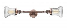 Innovation Lighting 208L-AC-G194-LED - Bellmont - 2 Light - 6 inch - Antique Copper - Adjustable Bath Vanity Light