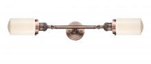 Innovation Lighting 208L-AC-G311 - Dover - 2 Light - 5 inch - Antique Copper - Adjustable Bath Vanity Light