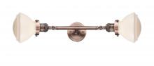 Innovation Lighting 208L-AC-G321 - Olean - 2 Light - 7 inch - Antique Copper - Adjustable Bath Vanity Light
