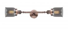 Innovation Lighting 208L-AC-G53-LED - Bell - 2 Light - 5 inch - Antique Copper - Adjustable Bath Vanity Light