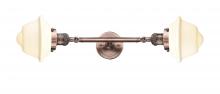 Innovation Lighting 208L-AC-G531-LED - Oxford - 2 Light - 8 inch - Antique Copper - Adjustable Bath Vanity Light