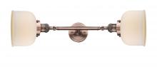 Innovation Lighting 208L-AC-G71 - Bell - 2 Light - 8 inch - Antique Copper - Adjustable Bath Vanity Light
