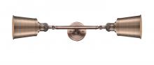 Innovation Lighting 208L-AC-M9-AC - Addison - 2 Light - 5 inch - Antique Copper - Adjustable Bath Vanity Light