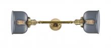 Innovation Lighting 208L-BB-G73-LED - Bell - 2 Light - 8 inch - Brushed Brass - Adjustable Bath Vanity Light