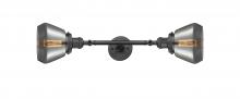 Innovation Lighting 208L-OB-G173-LED - Fulton - 2 Light - 7 inch - Oil Rubbed Bronze - Adjustable Bath Vanity Light