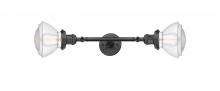Innovation Lighting 208L-OB-G322-LED - Olean - 2 Light - 7 inch - Oil Rubbed Bronze - Adjustable Bath Vanity Light