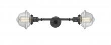 Innovation Lighting 208L-OB-G532-LED - Oxford - 2 Light - 8 inch - Oil Rubbed Bronze - Adjustable Bath Vanity Light